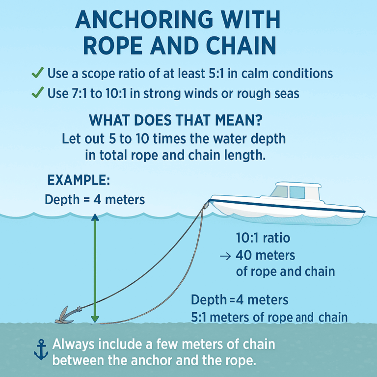 Anchoring safely Curacao Port